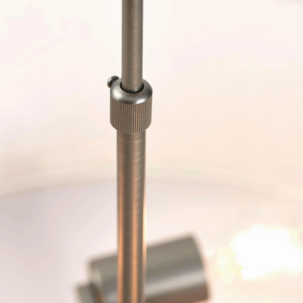 Endon Hayfield 3 Light Brushed Bronze Pendant Ceiling Light
