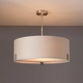 Endon Hayfield 3 Light Satin Nickel Pendant Ceiling Light simple ceiling design light