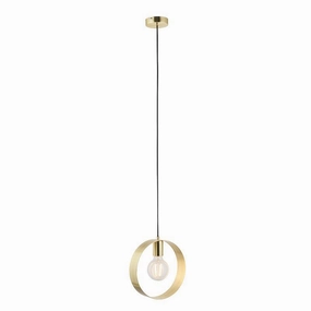 Endon Hoop 1 Light Brass Ceiling Pendant modern ceiling lamp
