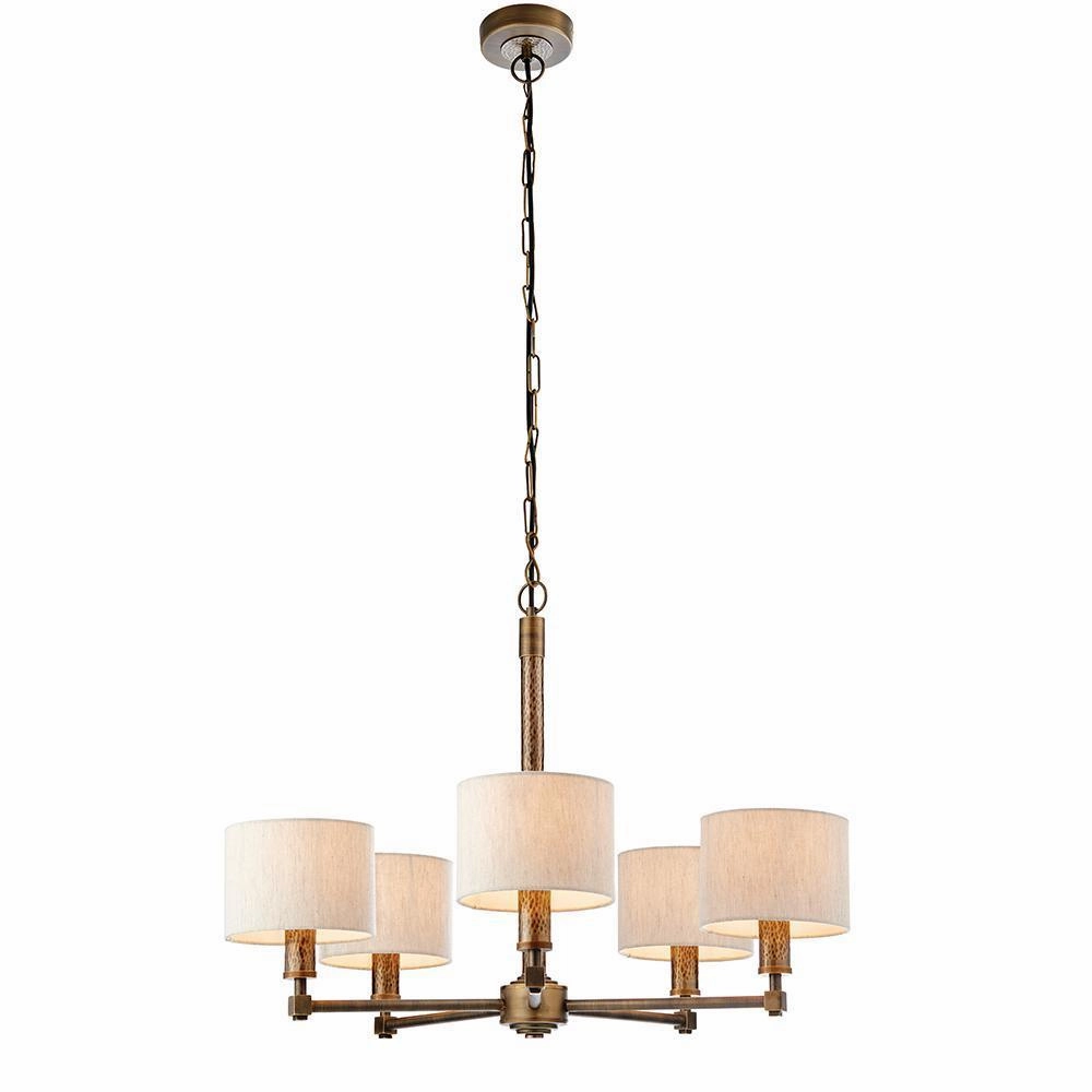 Endon Indara 5 Light Aged Bronze Ceiling Pendant simple ceiling design light