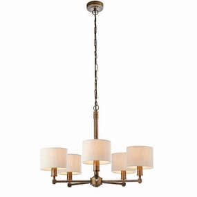 Endon Indara 5 Light Aged Bronze Ceiling Pendant simple ceiling design light