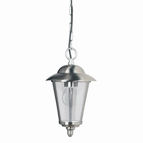 Endon Klien Polished Stainless Steel Outdoor Pendant Light outdoor wall lamp