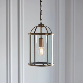 Endon Lambeth Brass Ceiling Lantern 1 Light modern ceiling lamp