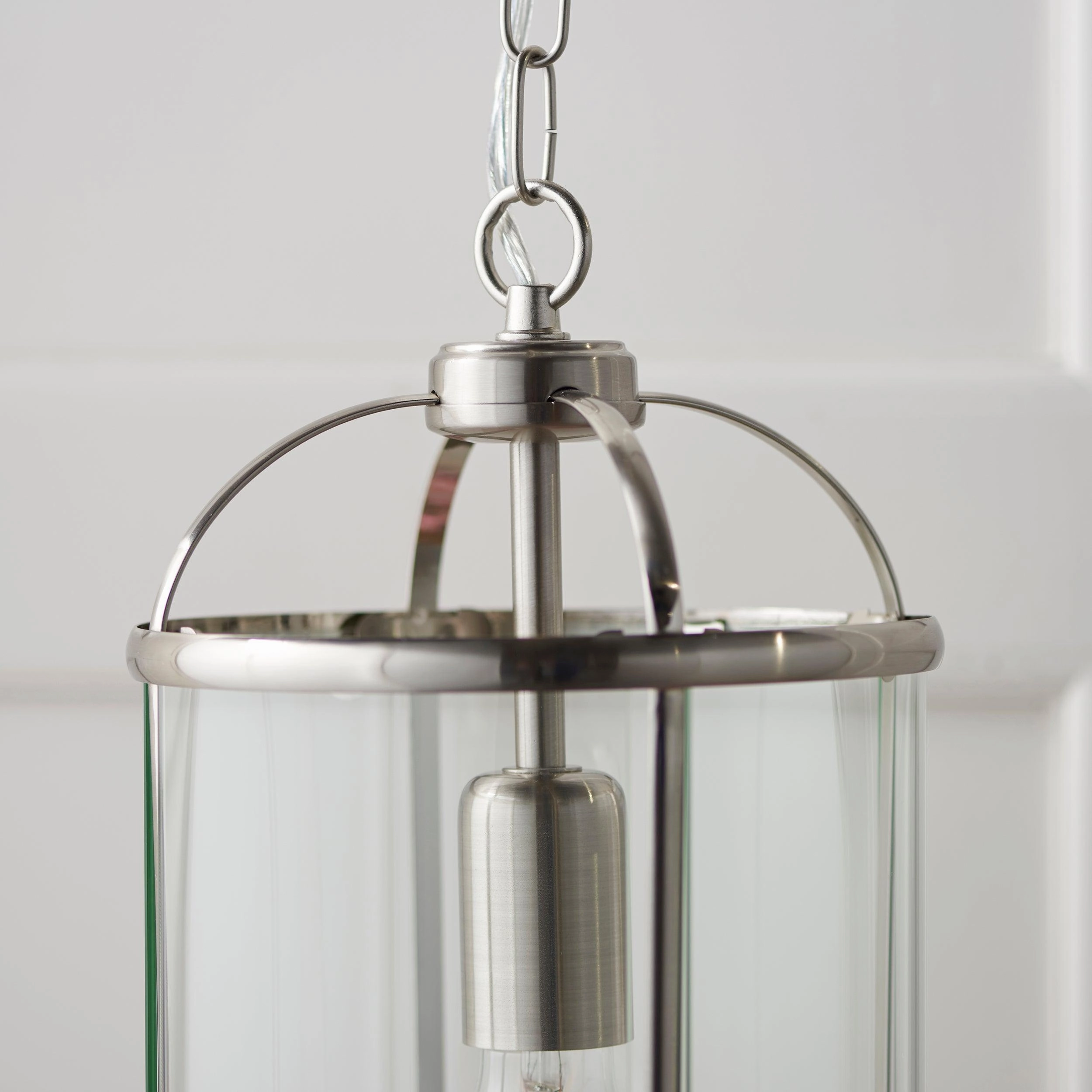 Endon Lambeth Chrome Ceiling Lantern 1 Light