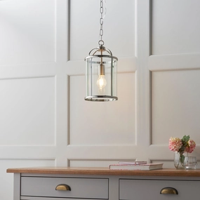 Endon Lambeth Chrome Ceiling Lantern 1 Light modern ceiling lamp