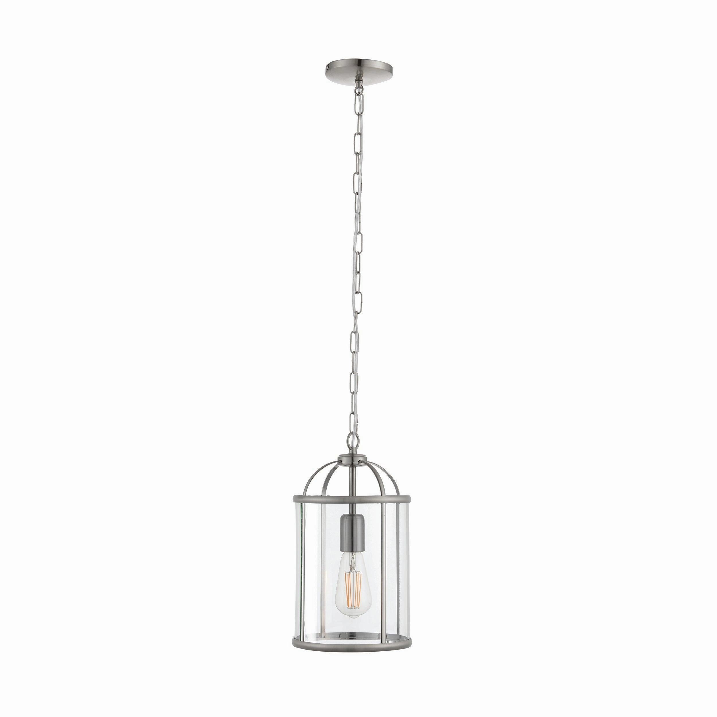 Endon Lambeth Chrome Ceiling Lantern 1 Light