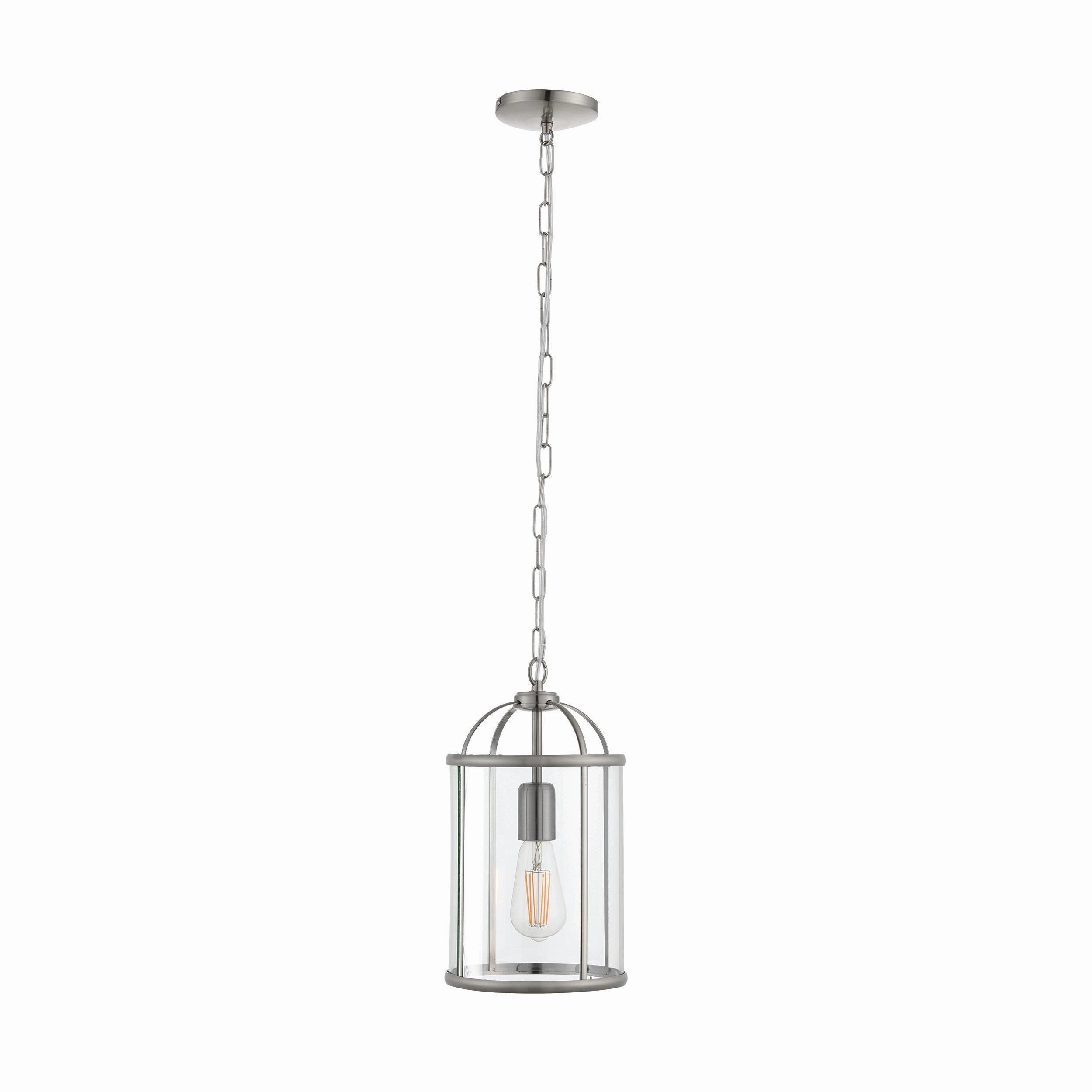 Endon Lambeth Chrome Ceiling Lantern 1 Light
