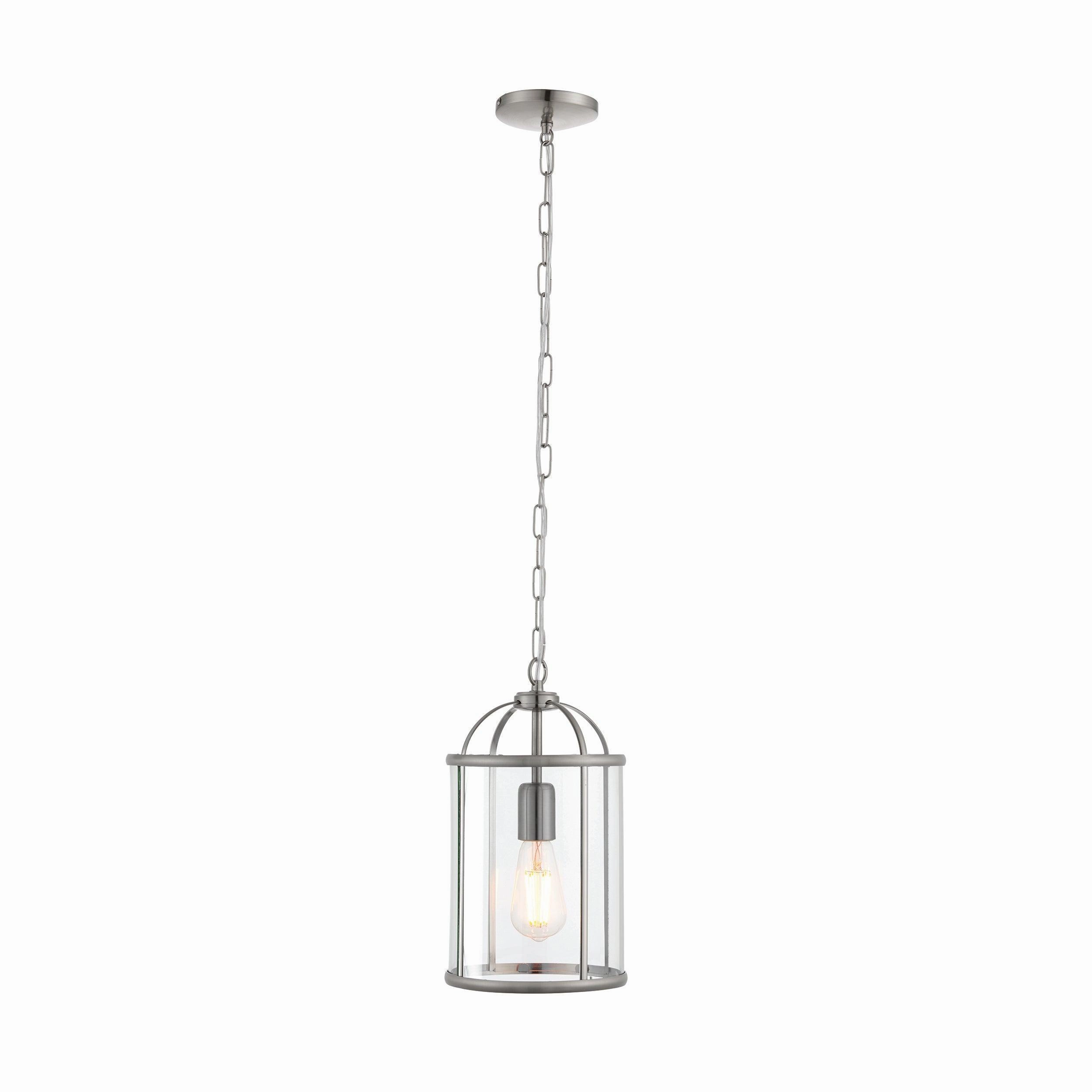 Endon Lambeth Chrome Ceiling Lantern 1 Light
