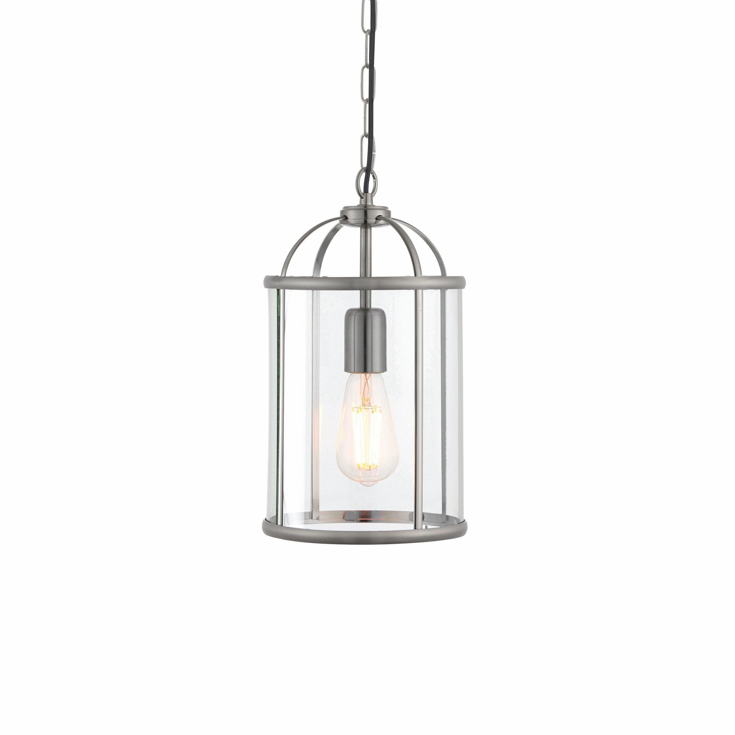 Endon Lambeth Chrome Ceiling Lantern 1 Light