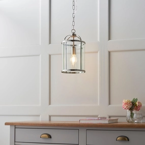 Endon Lambeth Chrome Ceiling Lantern 1 Light simple ceiling design light