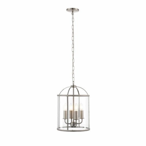 Endon Lambeth chrome Ceiling Lantern 4 Light simple ceiling design light