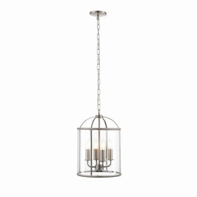 Endon Lambeth chrome Ceiling Lantern 4 Light modern ceiling lamp