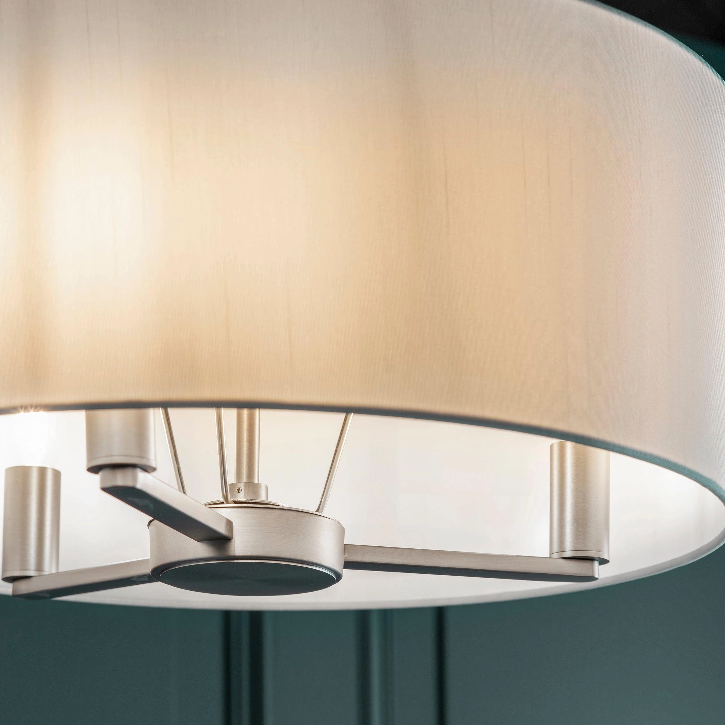 Endon Lighting Daley 3 Light Matt Nickel Pendant