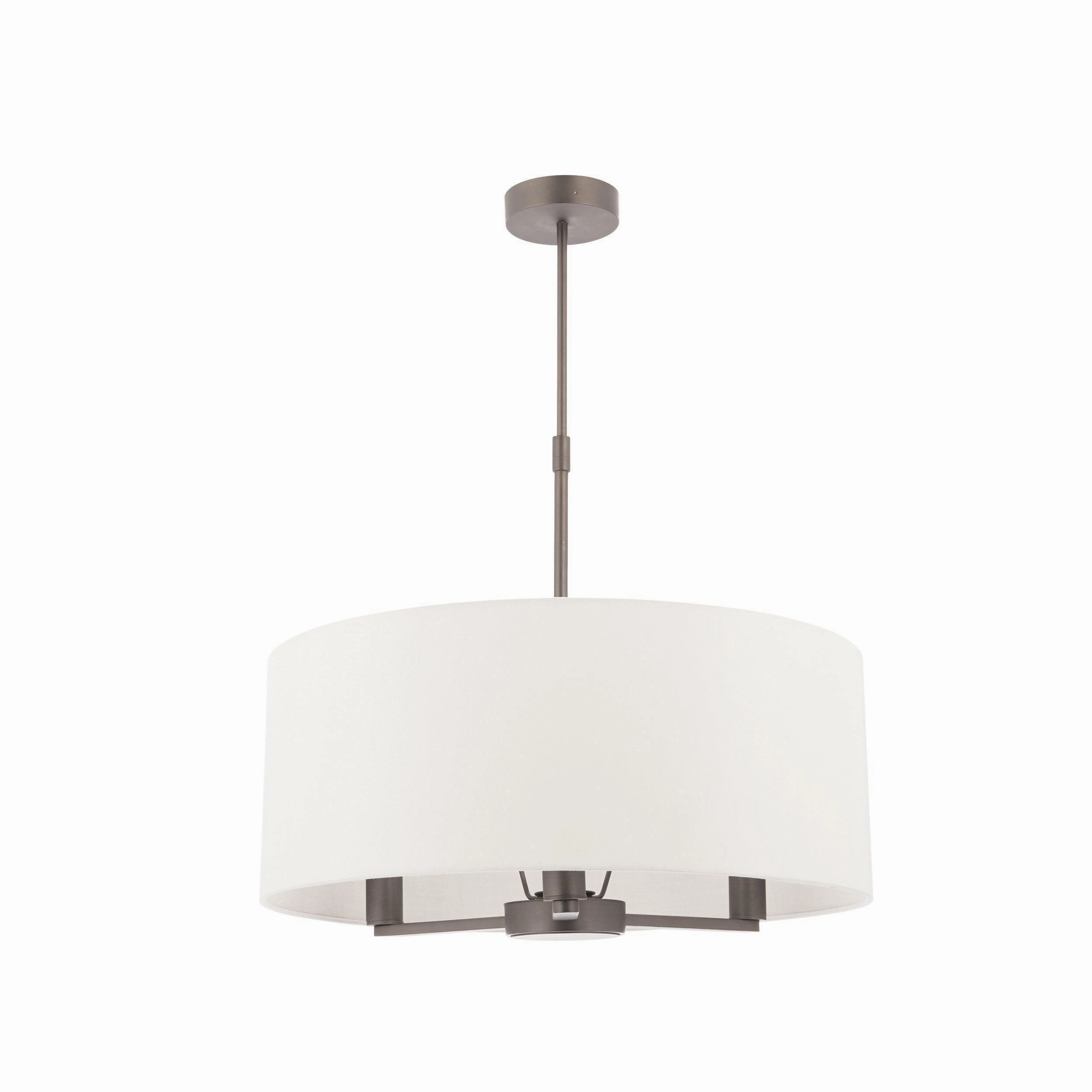 Endon Lighting Daley 3 Light Matt Nickel Pendant