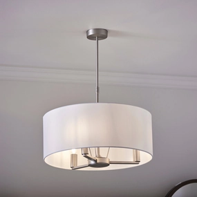 Endon Lighting Daley 3 Light Matt Nickel Pendant simple ceiling design light