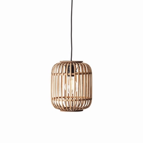 Endon Mathias Natural Bamboo Adjustable Ceiling Pendant minimalist ceiling light