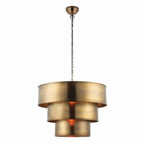 Endon Morad 1 Light Aged Brass Pendant Ceiling Light simple ceiling design light