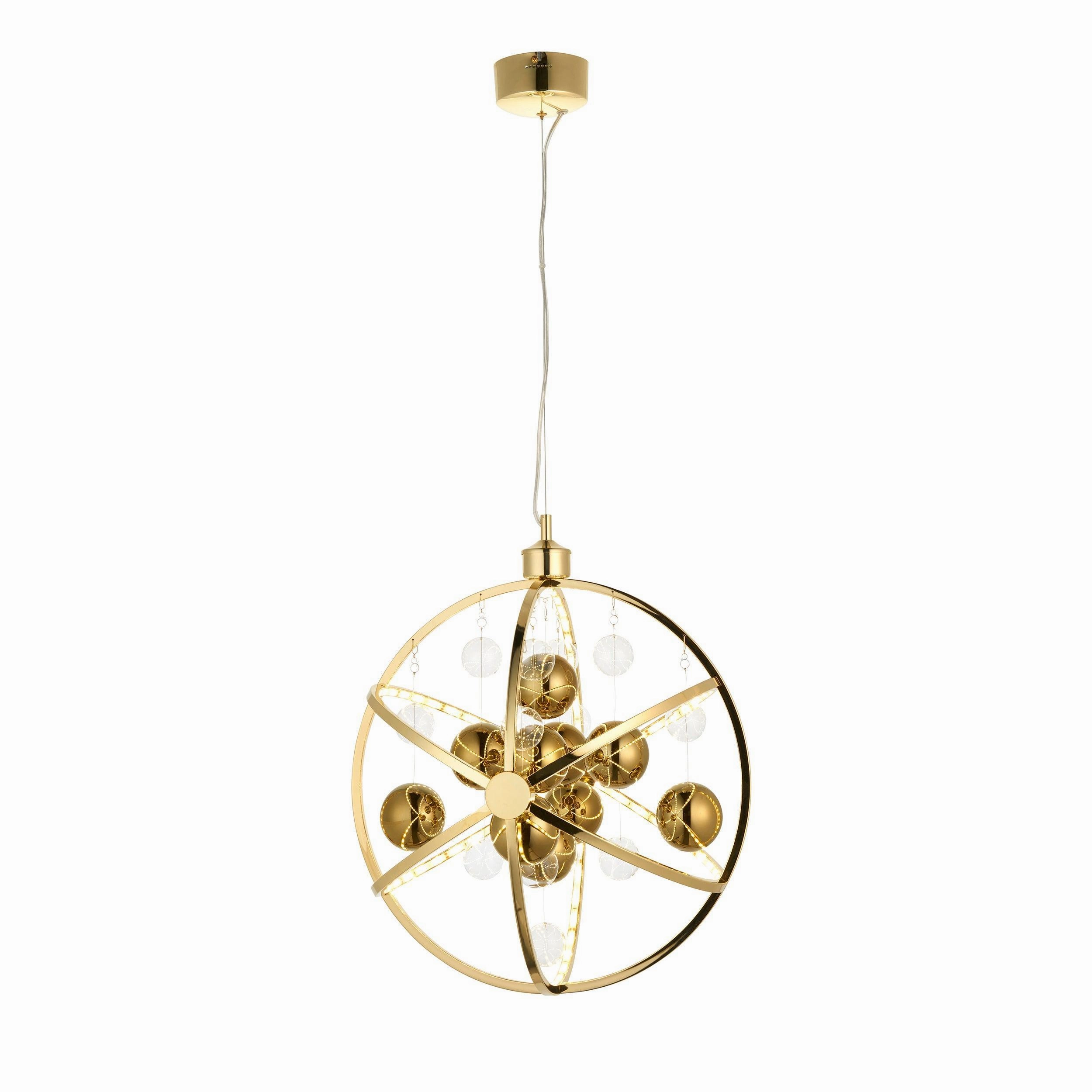 Endon Muni Gold Modern LED Ceiling Pendant