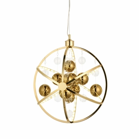 Endon Muni Gold Modern LED Ceiling Pendant minimalist ceiling light
