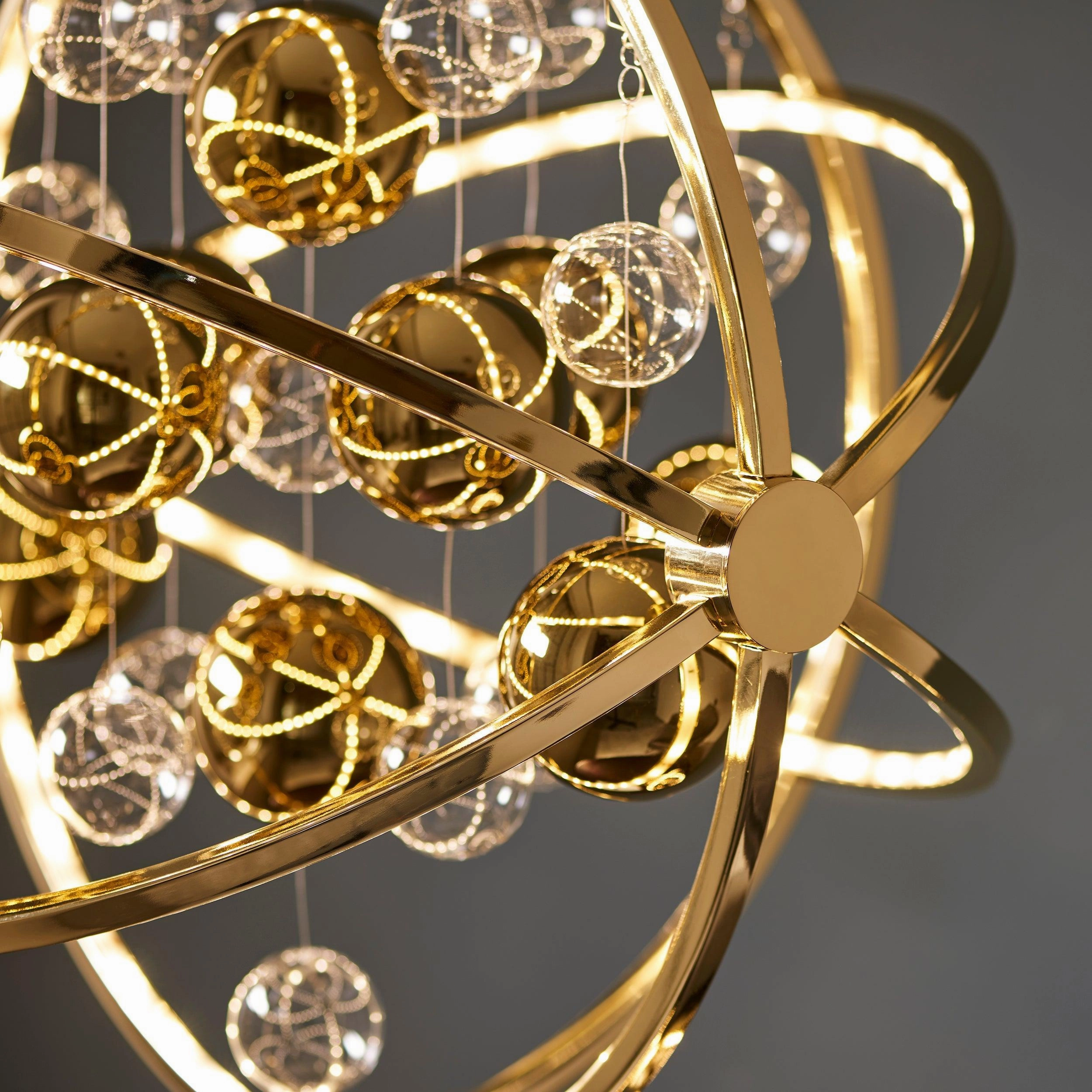 Endon Muni Gold Modern LED Ceiling Pendant