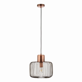 Endon Nicola 1 Light Antique Copper Pendant modern ceiling lamp