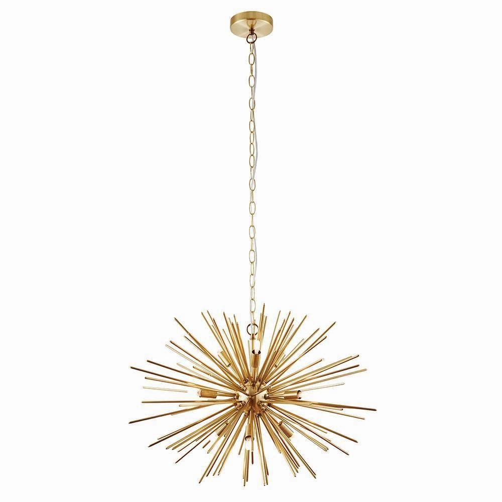 Endon Orta 9 Light Gold Ceiling Pendant Light simple ceiling design light