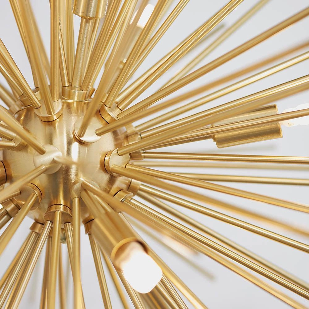 Endon Orta 9 Light Gold Ceiling Pendant Light