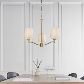 Endon Ortona 3 Light Antique Brass Ceiling Pendant simple ceiling design light