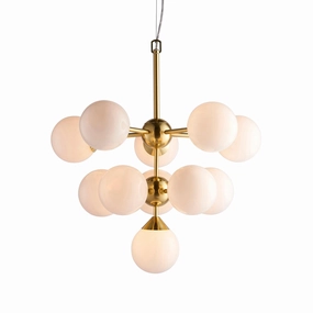 Endon Oscar 11 Brass Finish Light Pendant Ceiling Light simple ceiling design light