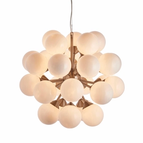 Endon Oscar 28 Light Nickel Finish Ceiling Pendant minimalist ceiling light