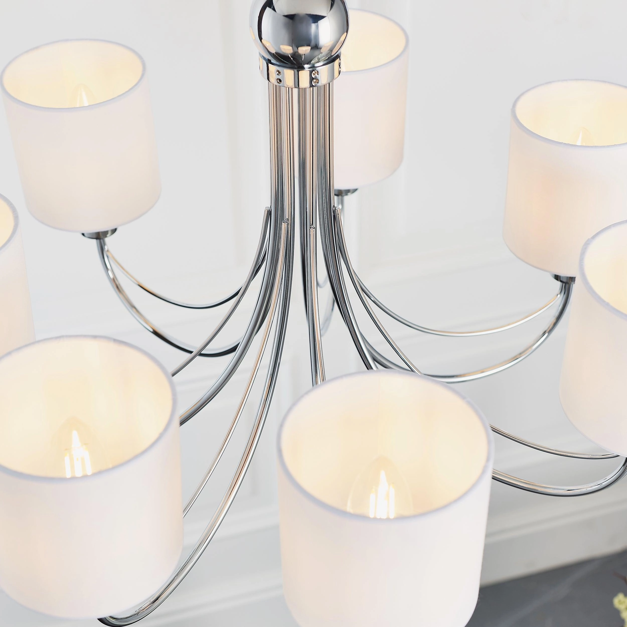 Endon Phantom 7 Arm Chrome Ceiling Pendant Endon Lighting