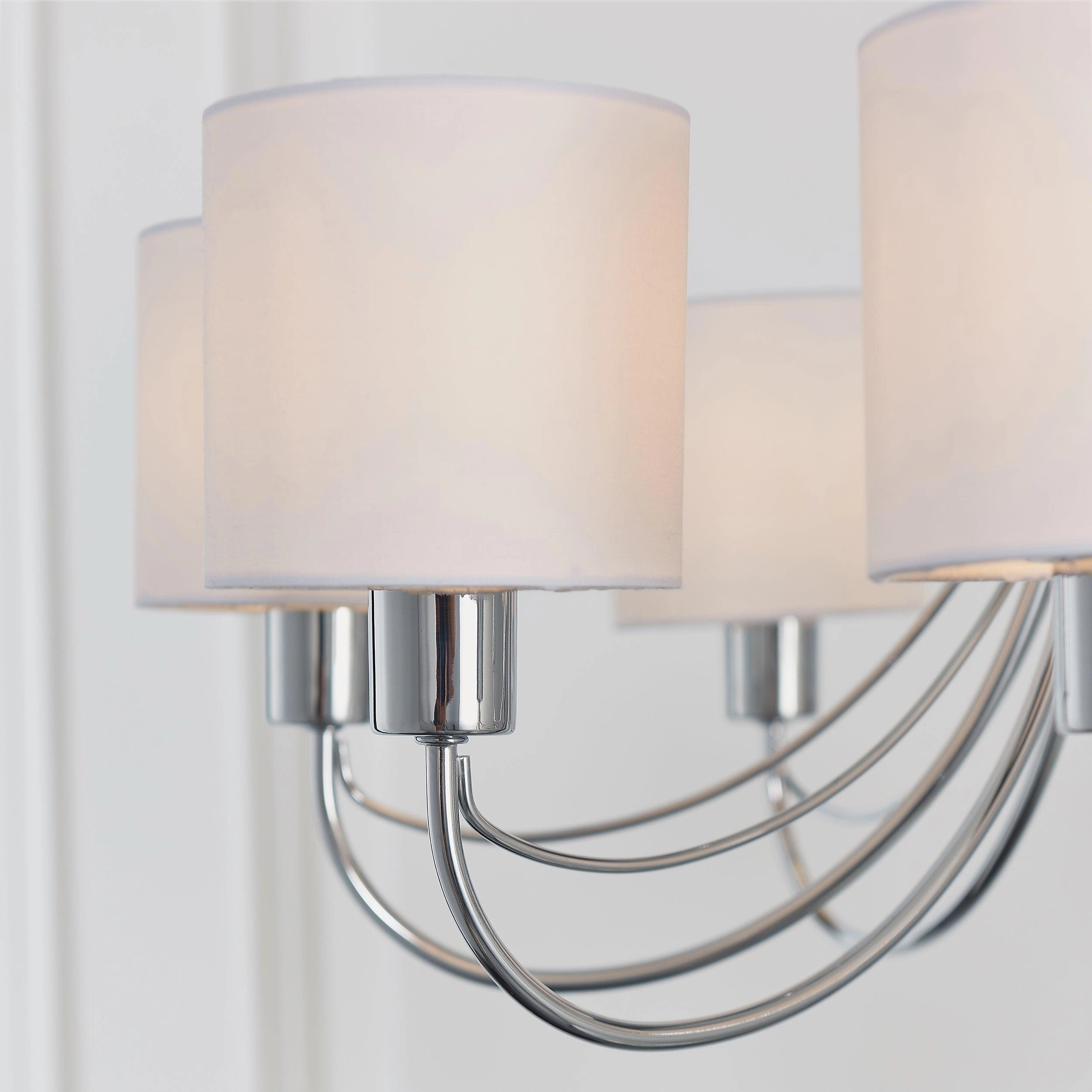 Endon Phantom 7 Arm Chrome Ceiling Pendant Endon Lighting