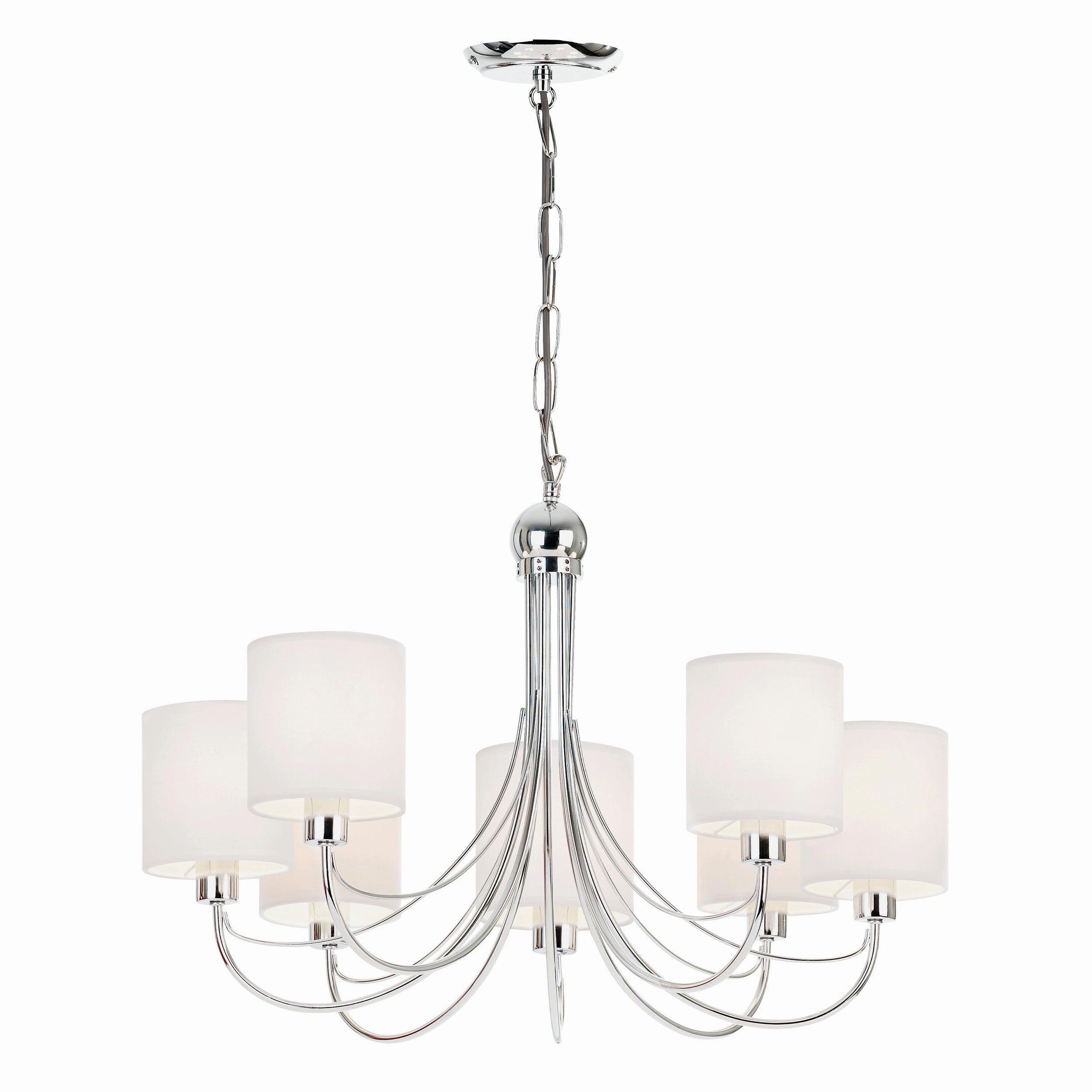 Endon Phantom 7 Arm Chrome Ceiling Pendant Endon Lighting