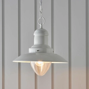 Endon Polperro 1 Light Cream Ceiling Pendant modern ceiling lamp