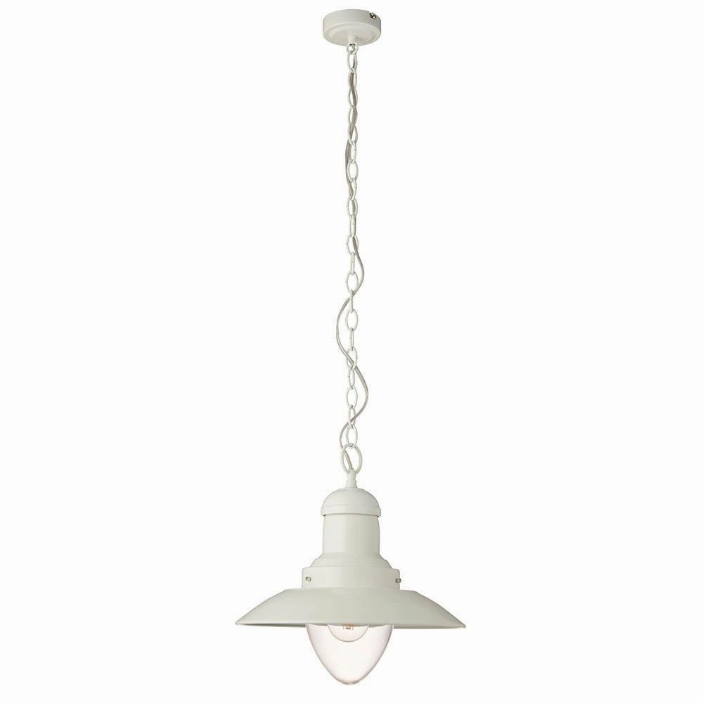 Endon Polperro 1 Light Cream Ceiling Pendant