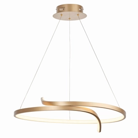 Endon Rafe 1 Light Gold Pendant Ceiling Light simple ceiling design light