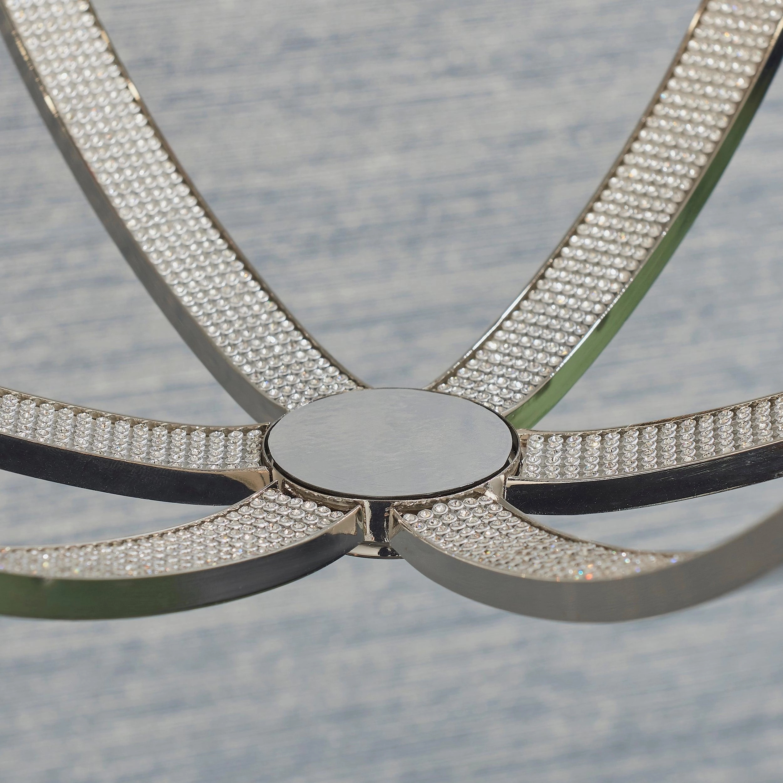 Endon Ritz 6 Light Nickel Ceiling Pendant