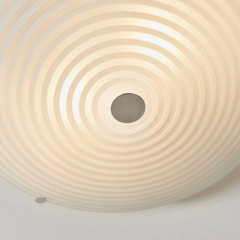 Endon Roundel 2 Light Chrome & Glass Ceiling Flush