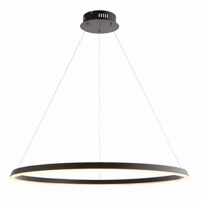 Endon Staten 1 Light Matt Black Pendant Ceiling Light modern ceiling lamp