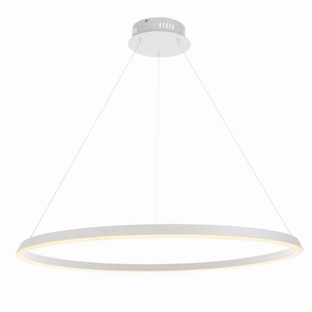 Endon Staten 1 Light Matt White Pendant Ceiling Light simple ceiling design light
