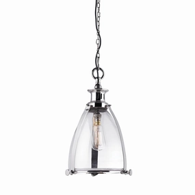 Endon Storni 1 Light Matt Nickel Pendant Ceiling Light minimalist ceiling light