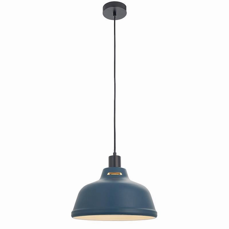 Endon Studio 1 Light Medium Black Ceiling Pendant Light (Fixing Only)