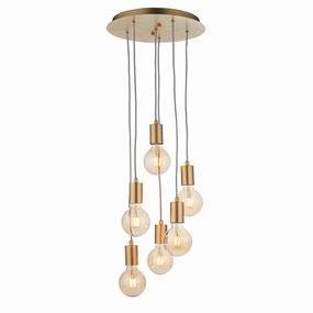 Endon Studio 6 Light Gold Ceiling Pendant modern ceiling lamp