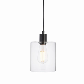 Endon Toledo 1 Light Black Pendant Ceiling Light minimalist ceiling light