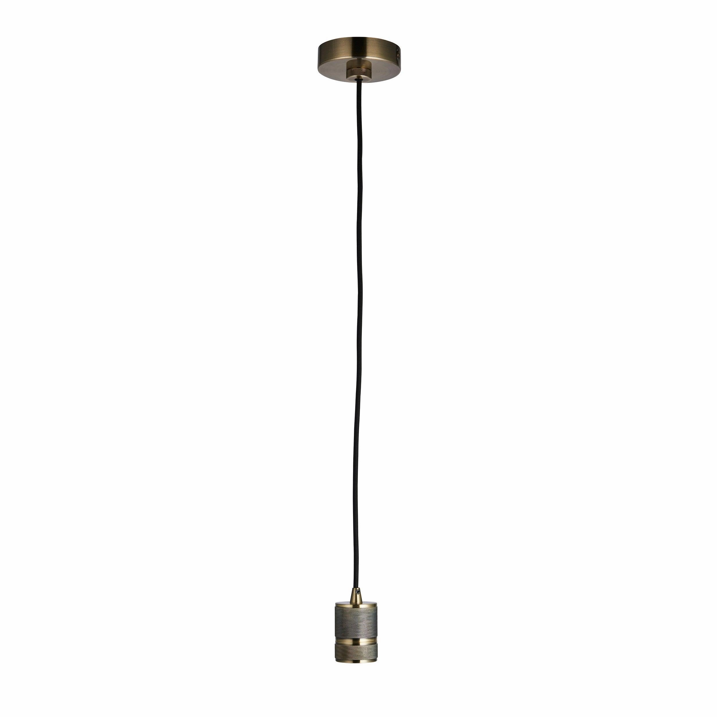 Endon Urban 1 Light Brass Ceiling Pendant minimalist ceiling light