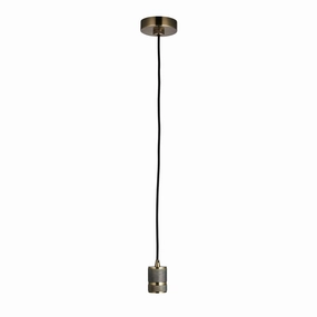 Endon Urban 1 Light Brass Ceiling Pendant minimalist ceiling light