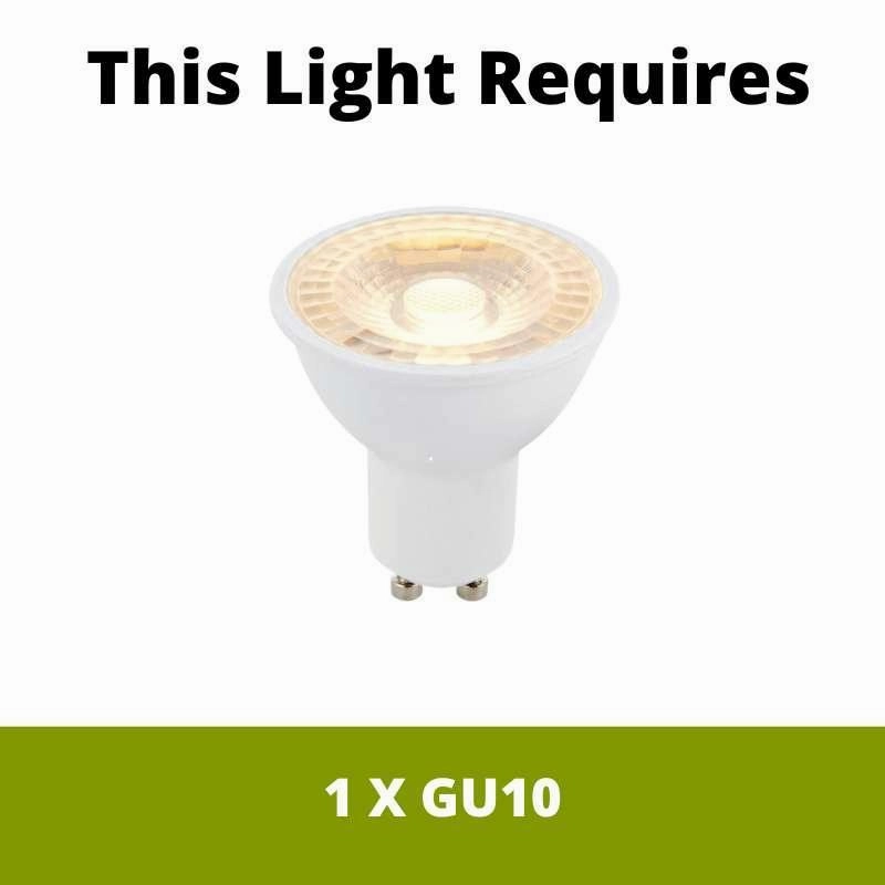 Endon Westbury 1 Light Brass Spotlight