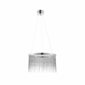 Endon Zelma 1 Light Chrome Ceiling Pendant Light modern ceiling lamp