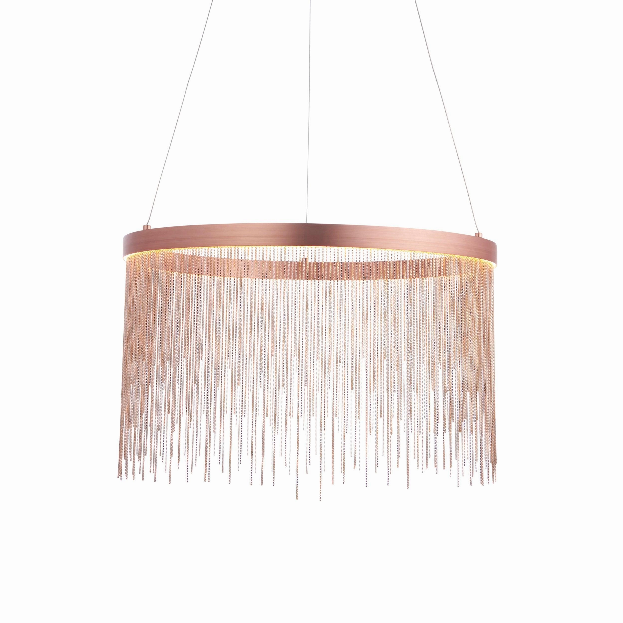 Endon Zelma 1 Light Copper Pendant Ceiling Light modern ceiling lamp