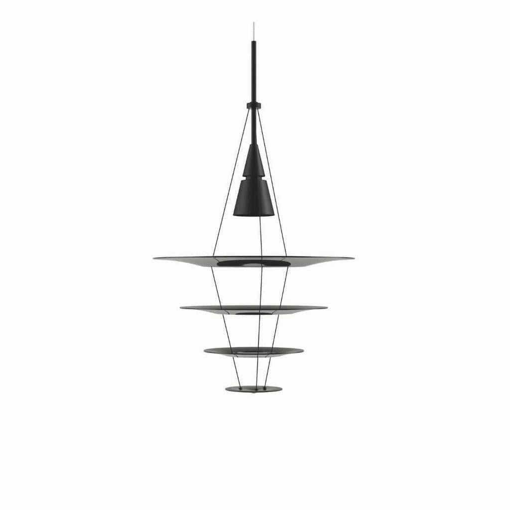 Enigma 425 - Pendel - Black flush mount chandelier